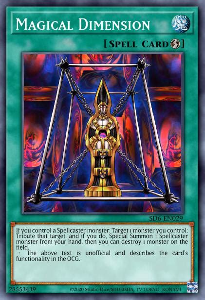 The Influence of the Magic Dimension on the Yugioh Trading Card Game Meta